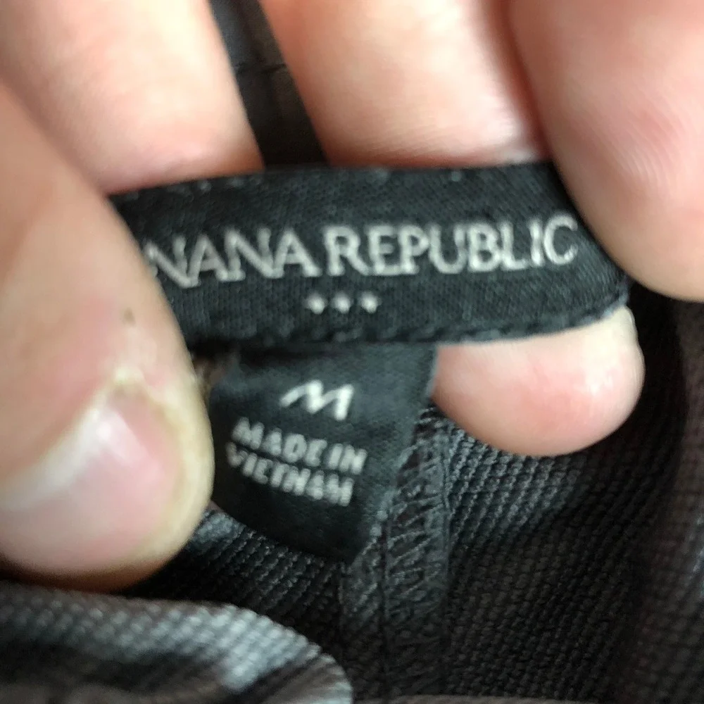 Banana Republic Mens Gray‎ Drawstring Waist Nylon Athletic Shorts Size Medium